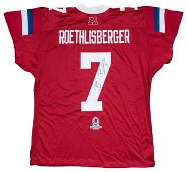 2012 Ben Roethlisberger Game Used & Signed Pro Bowl Jersey Photo Matched (Sports Investors Authentication, McGahee LOA & Beckett)